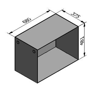 Nexo large bench Måltegning 1