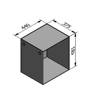 Nexo small bench Måltegning 1