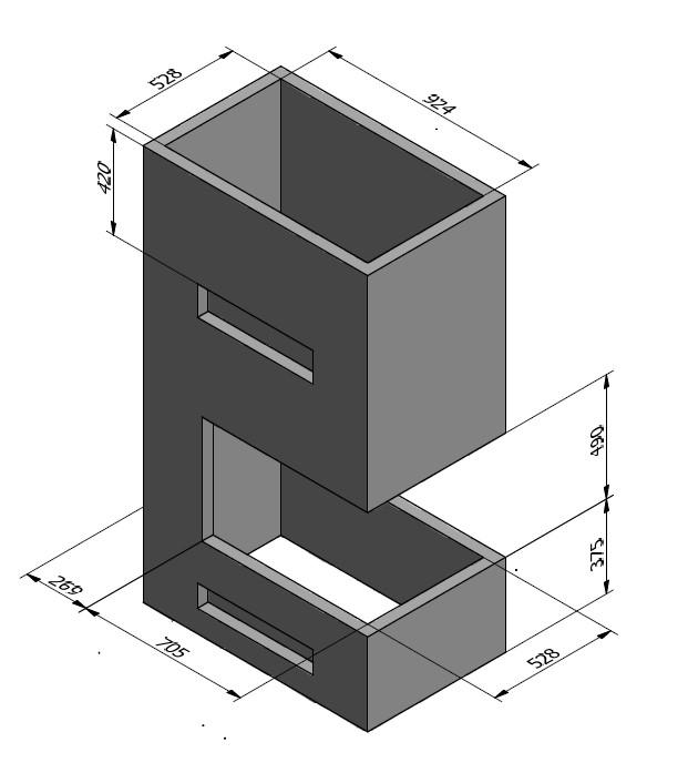 Visio 3 1 Panel indbygning mål