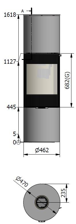 Viva L 160 uden sideglas måltegning måltegning 1
