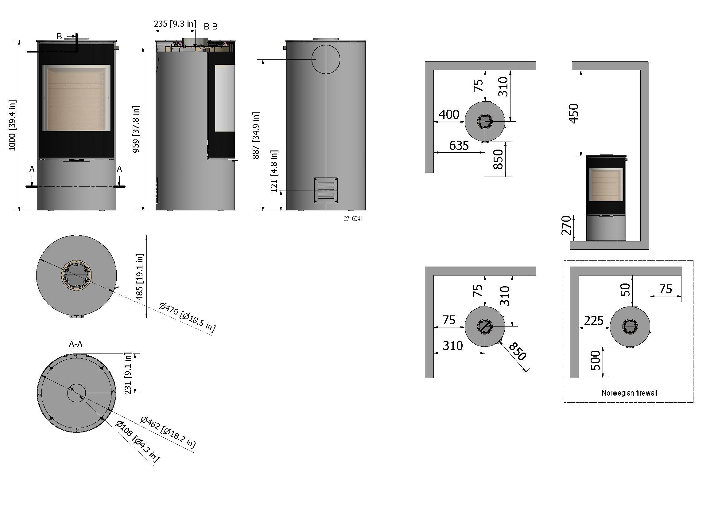Viva L 100 u. sideglas
