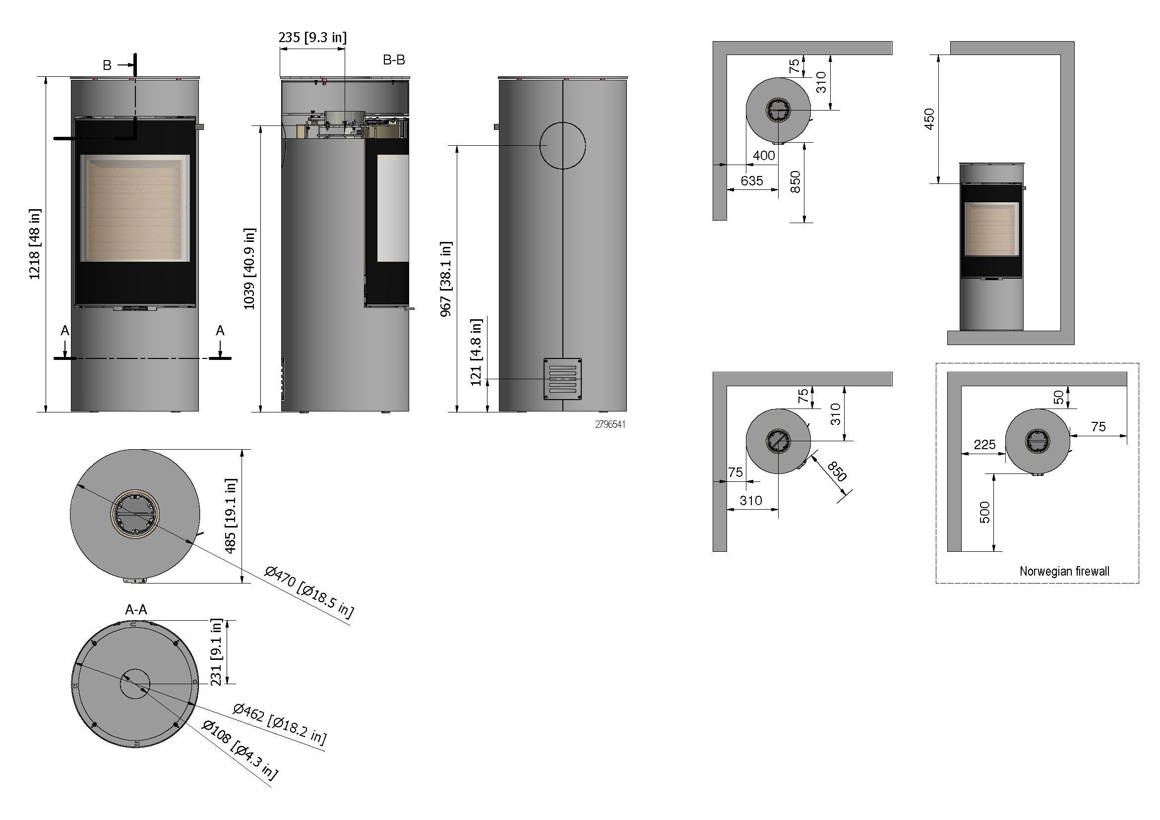 Viva L 120 u. sideglas