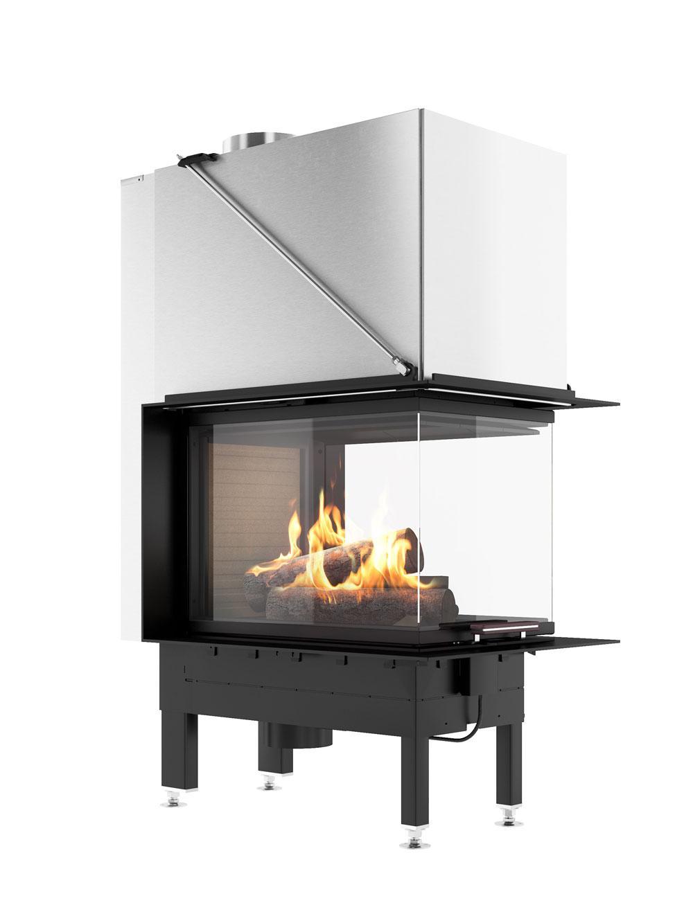 3 Sided Wood Burning Fireplace for the Modern Home - RAIS ...