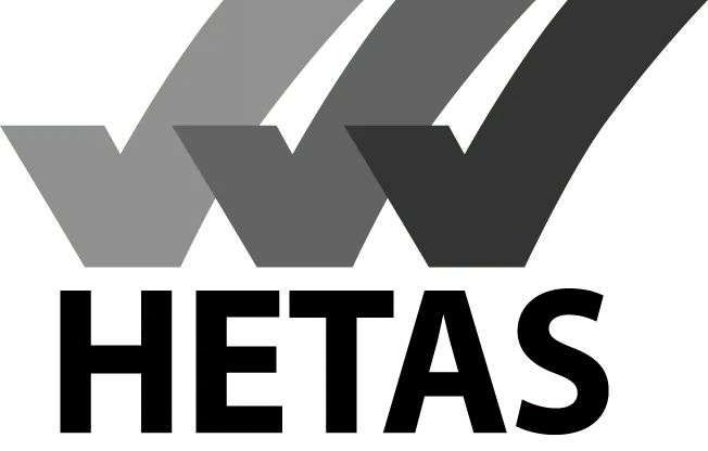 HETAS Logo BW