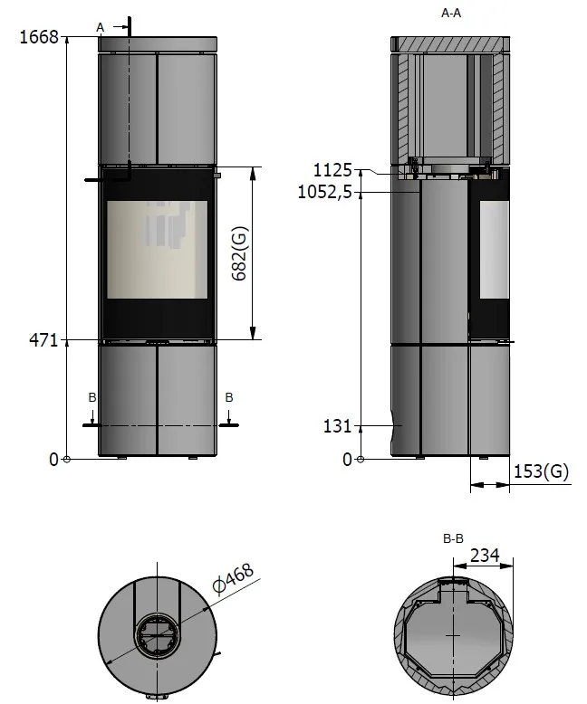 Juno L måltegning u sideglas 2