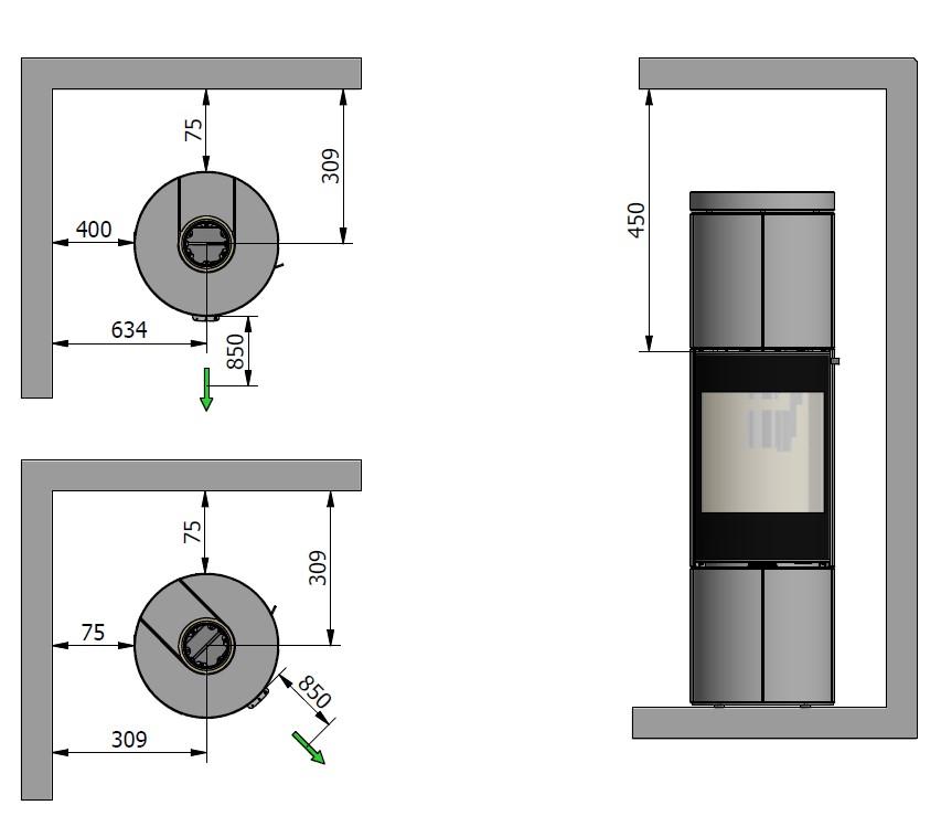 Juno L måltegning u sideglas