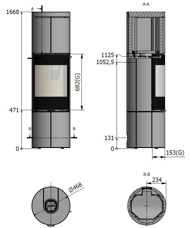Juno L måltegning u sideglas 2