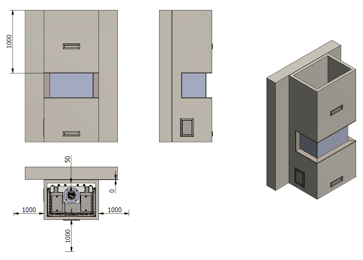 afstand 3sidede modeller